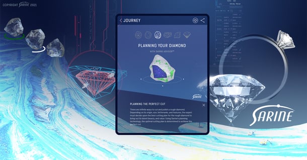 The 1st natural diamonds traceability solution to show diamond origin and entire journey