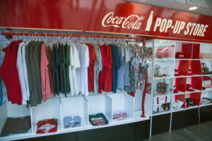 coca cola pop up store retail trends