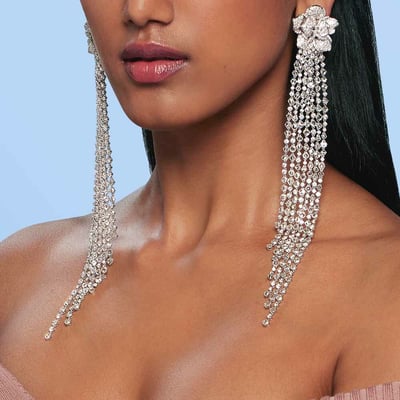 Chandelier diamond earrings