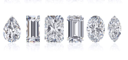 wedding diamond shapes